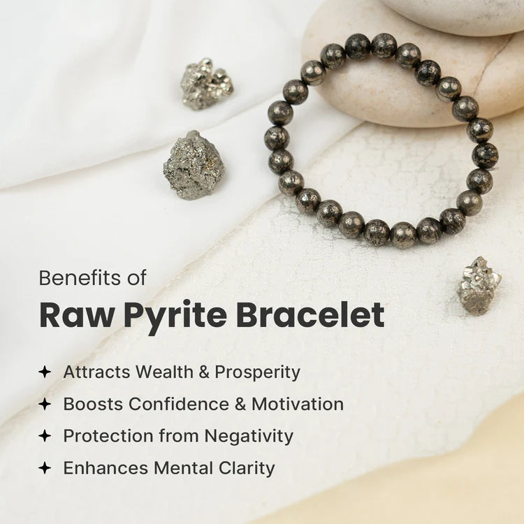 Raw Pyrite Bracelet