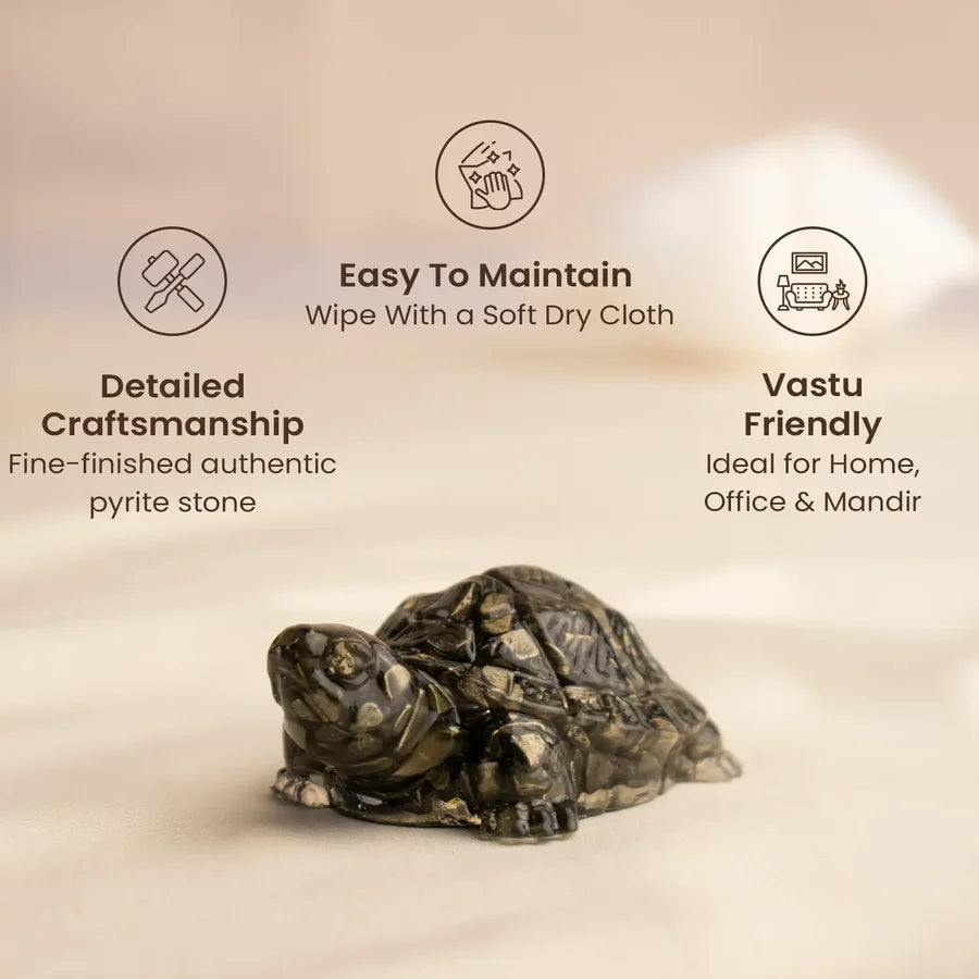 Vastu Pyrite Tortoise