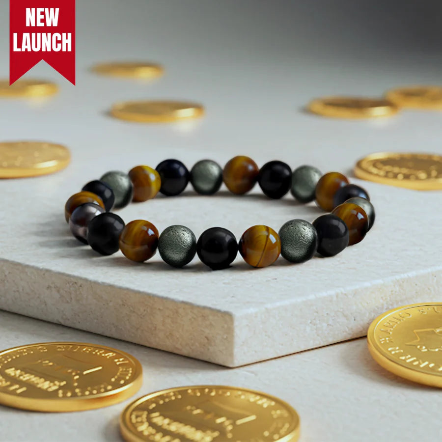 Money Maker Bracelet with FREE Raw Selenite Plate